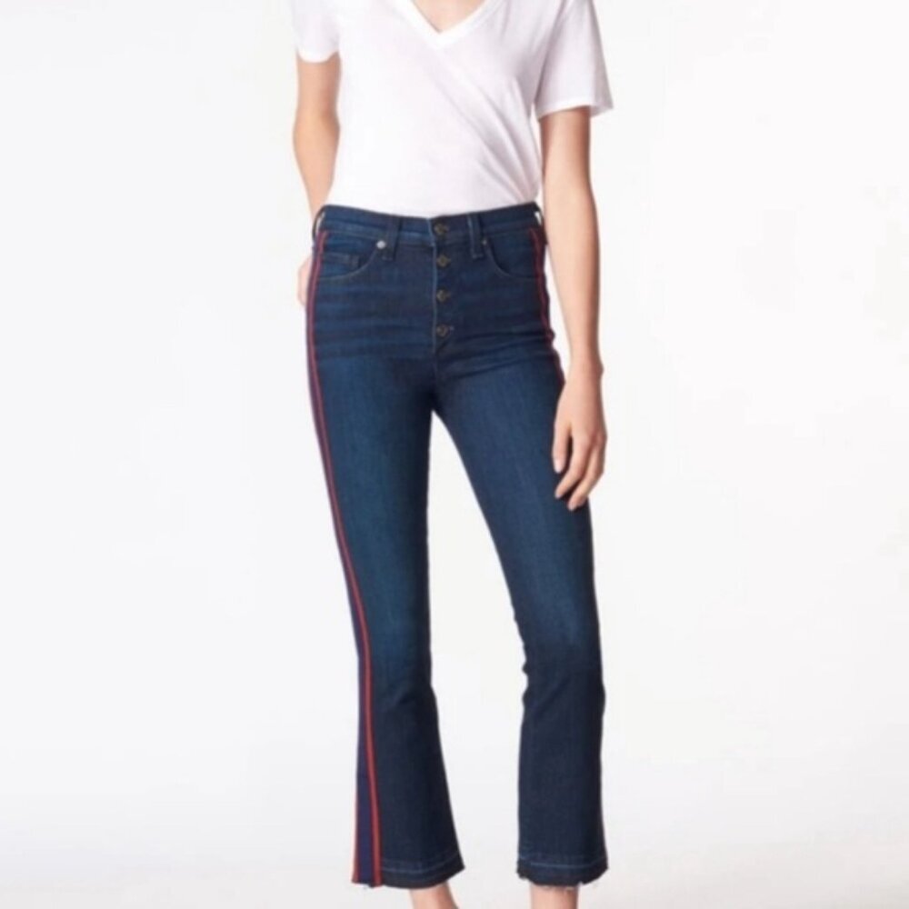 NWT VERONICA BEARD Carolyn High Rise 10”‎ Baby Boot Jeans USA🇺🇸MADE Size 24